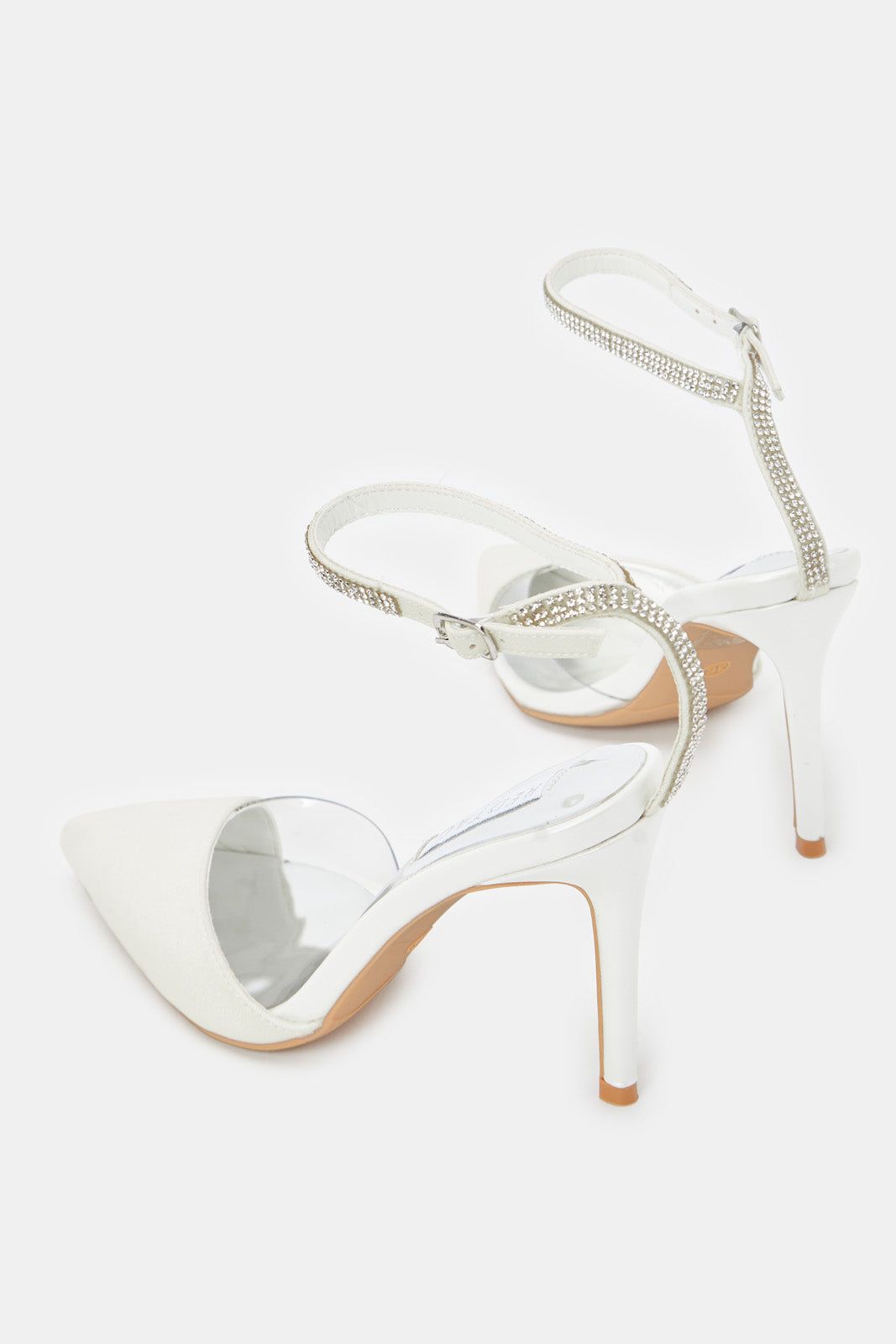 Women Silver Embellished Shoe sold by Redtag product image thumbnail 4