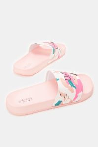 Women Pink Print Slides sold by Redtag