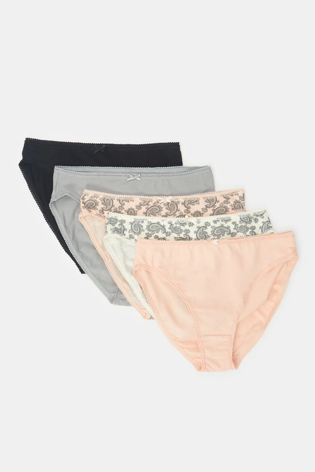 Women Assorted Hi-Leg Brief Set (5 Piece) sold by Redtag product image thumbnail 2