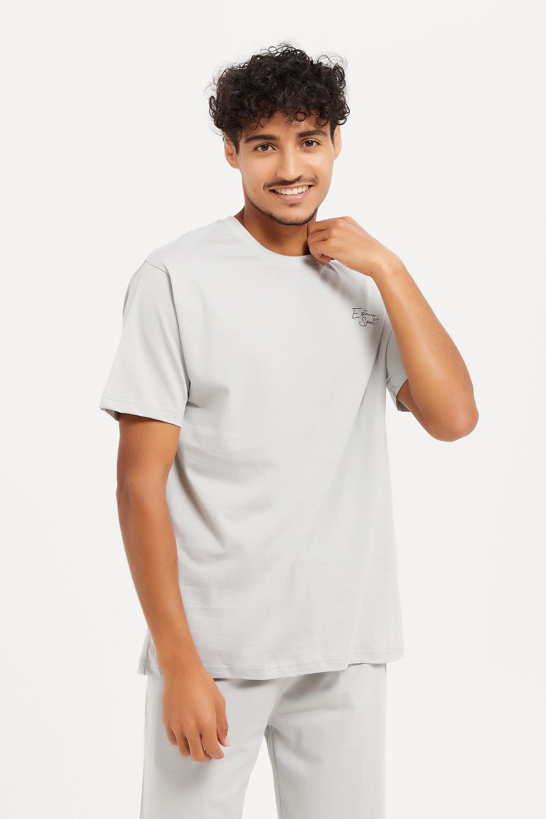 Men Grey Pyjama Set (2 Piece) sold by Redtag product image thumbnail 2