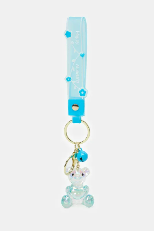 Women Blue Embellished Key Ring sold by Redtag