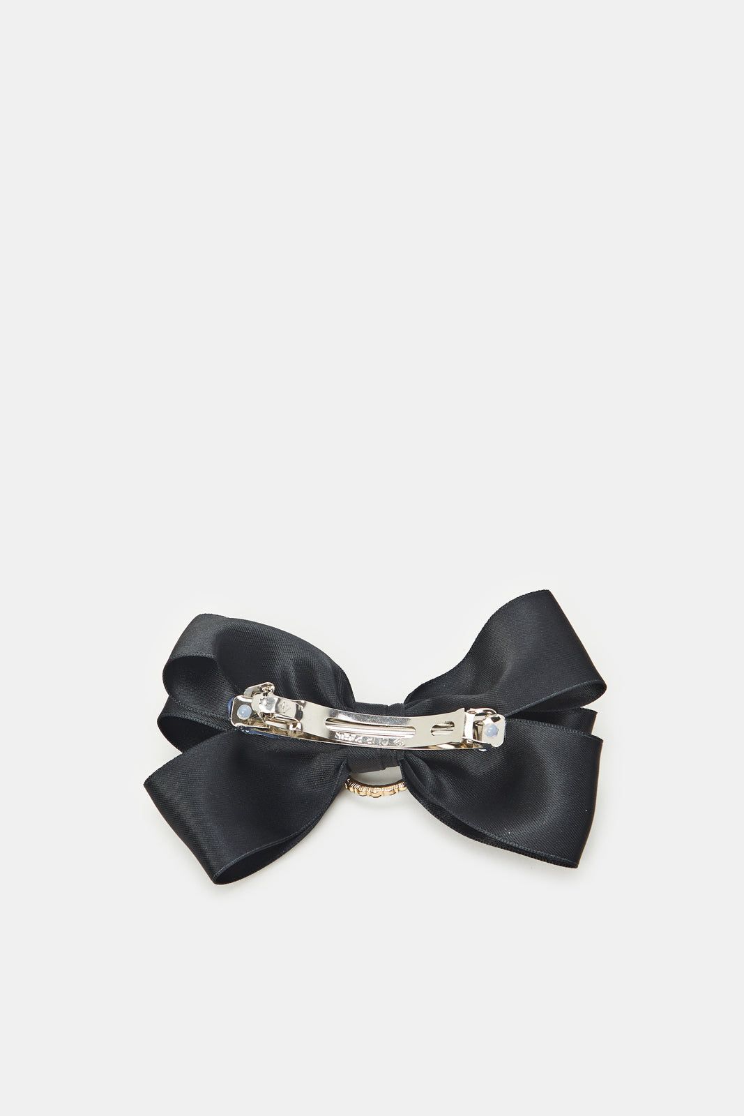 Women Black Embellished Bow Hair Clip (1 Piece) sold by Redtag product image thumbnail 2