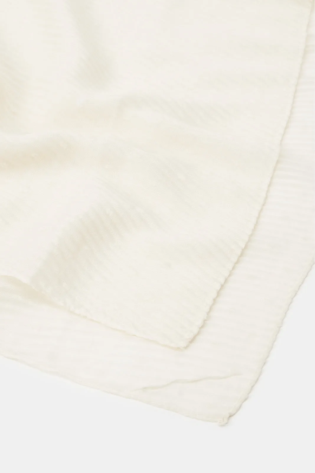 Women Beige Solid Scarf sold by Redtag product image thumbnail 4