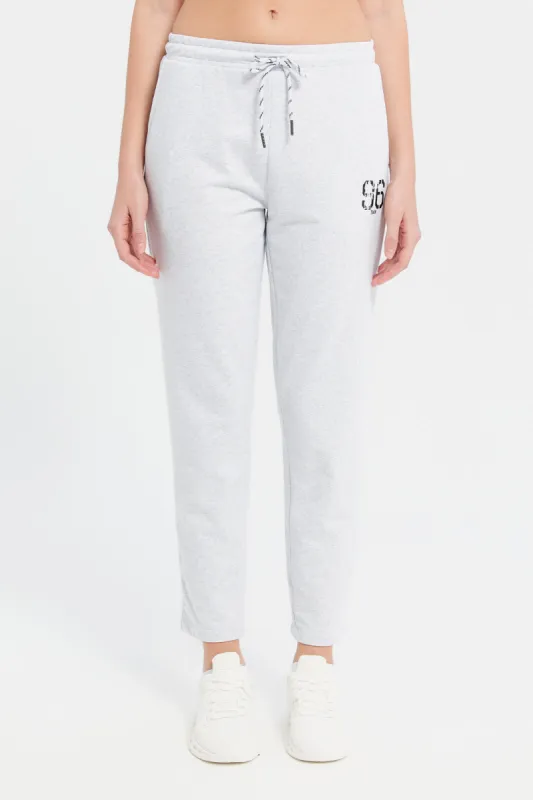 Women Grey Basic Track Pants sold by Redtag