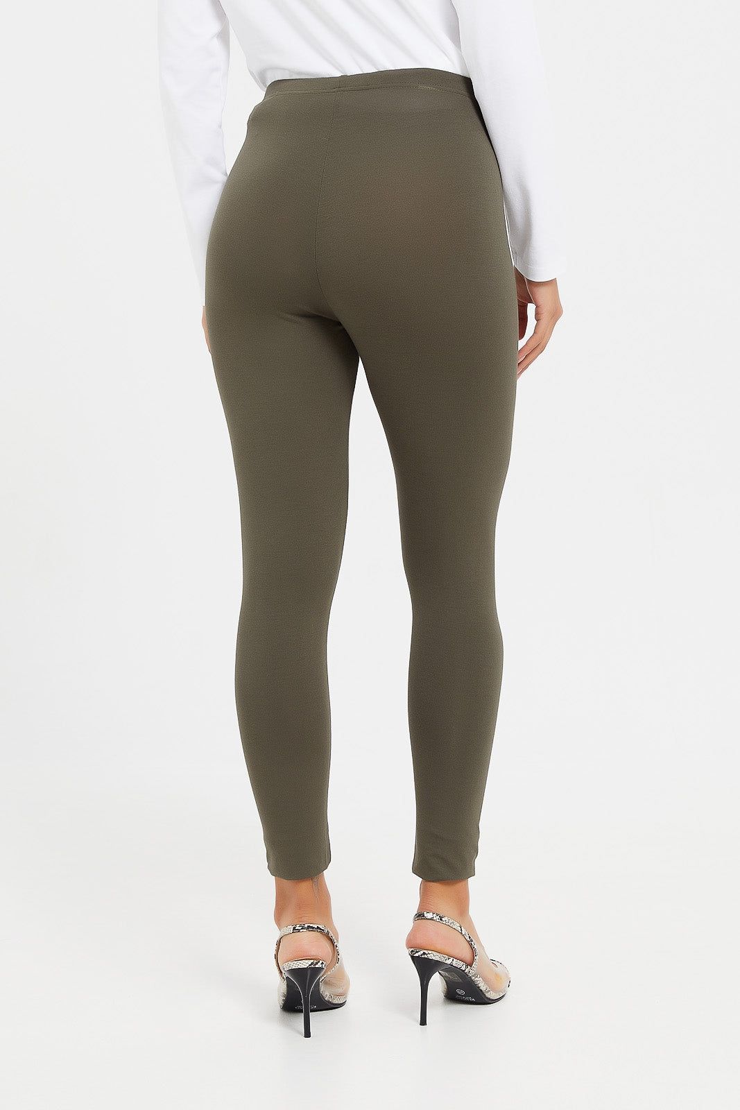 Women Taupe Legging sold by Redtag product image thumbnail 3