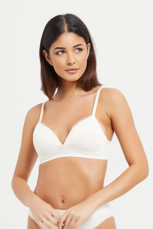 Women Assorted Plain Non Wired Bra Set (Pack of 3) sold by Redtag