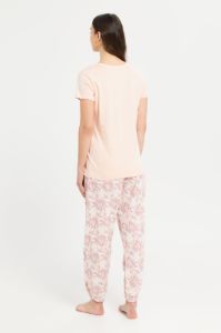 Women Pink Printed Print Pyjama Set (2 Piece) sold by Redtag