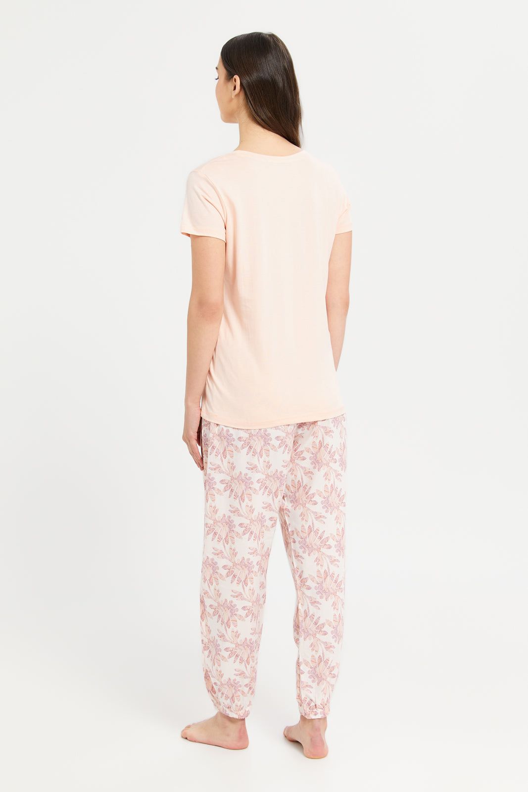 Women Pink Printed Print Pyjama Set (2 Piece) sold by Redtag product image thumbnail 4