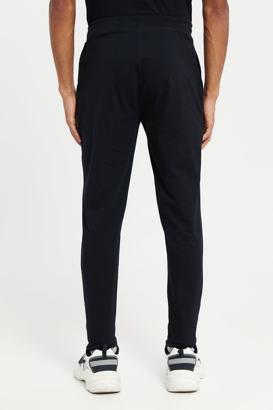 Men Black Cuffed Pyjama Bottom sold by Redtag product image thumbnail 3