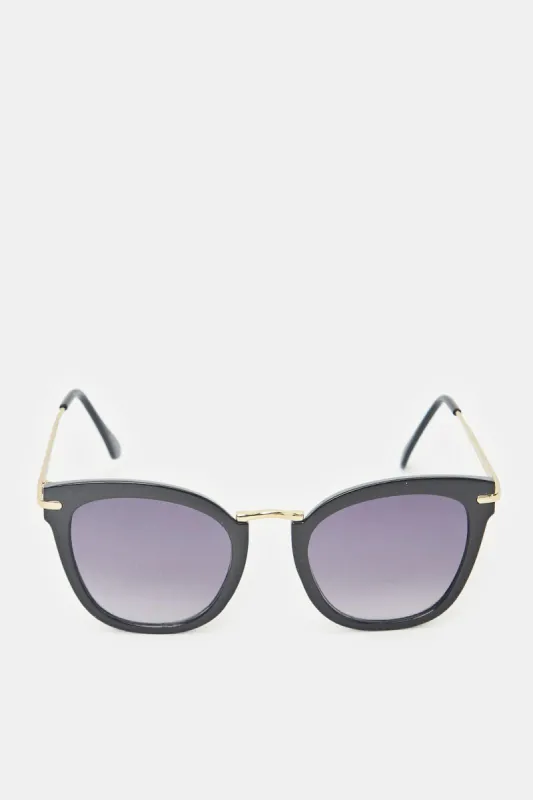 Women Black Cat Eye Oversized Sunglasses sold by Redtag
