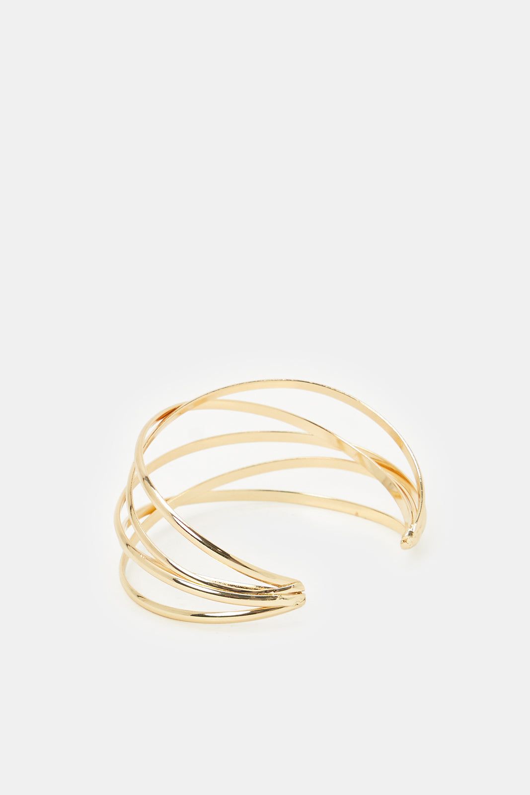 Women Gold Embellished Cuff Bracelet sold by Redtag product image thumbnail 3