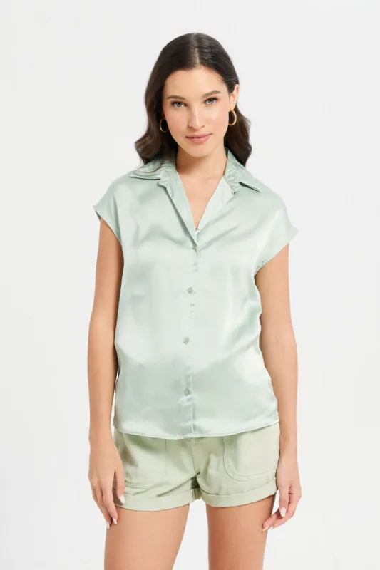 Woman Ivory Collared Blouse sold by Redtag