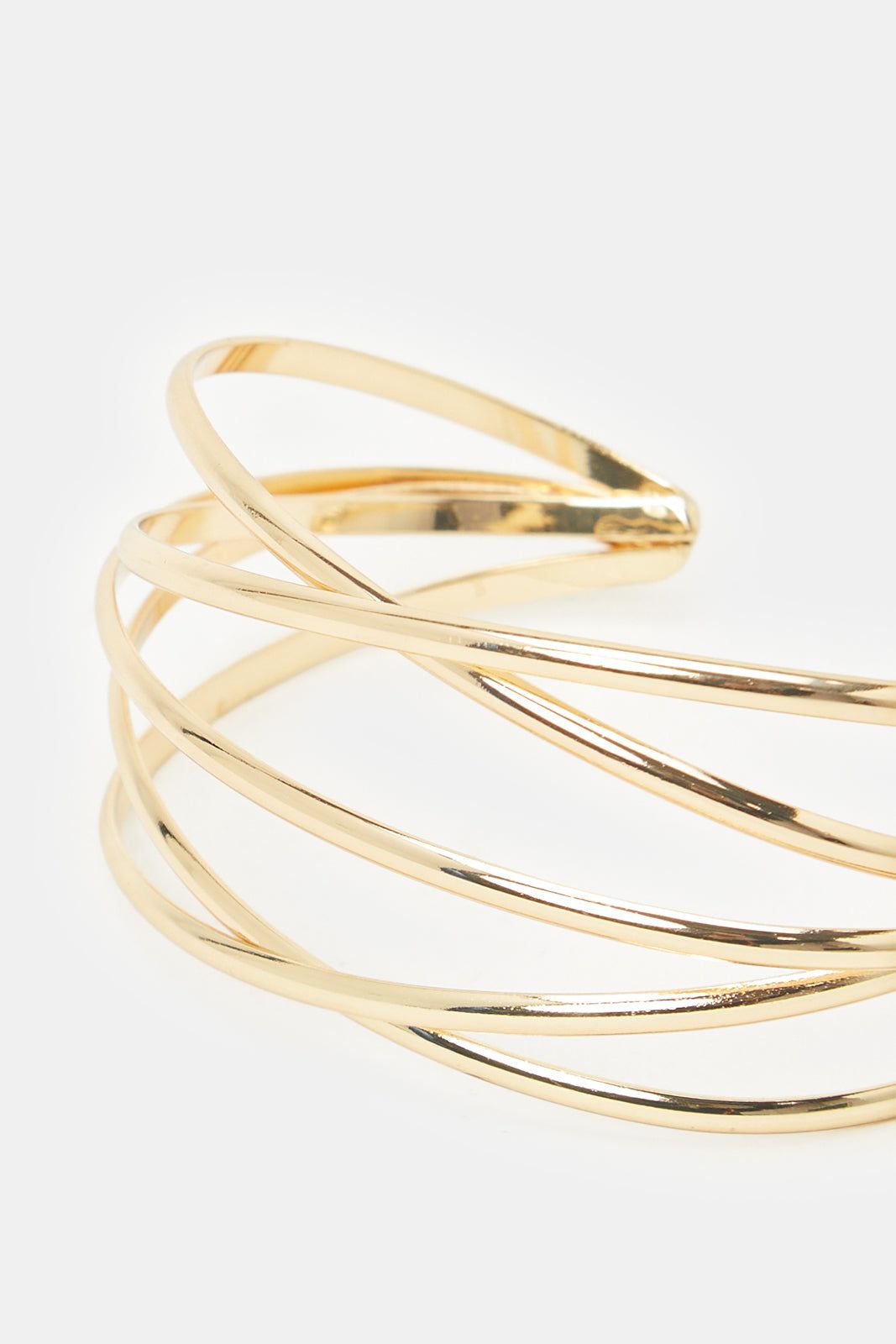 Women Gold Embellished Cuff Bracelet sold by Redtag product image thumbnail 2