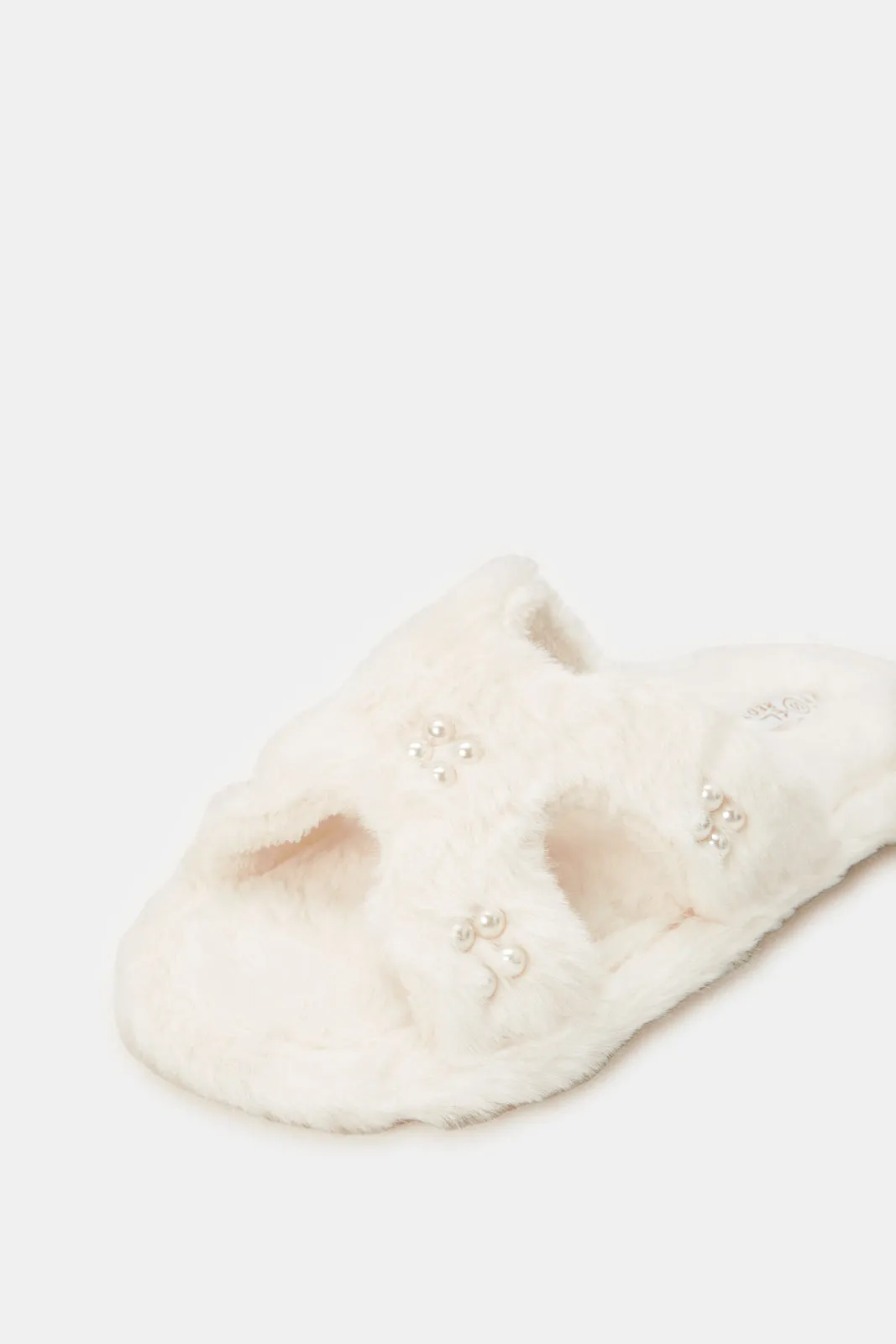 Women Ivory Pearls Slipper sold by Redtag product image thumbnail 3