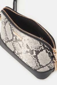 Women Black Animal Print Cross Body Bag sold by Redtag