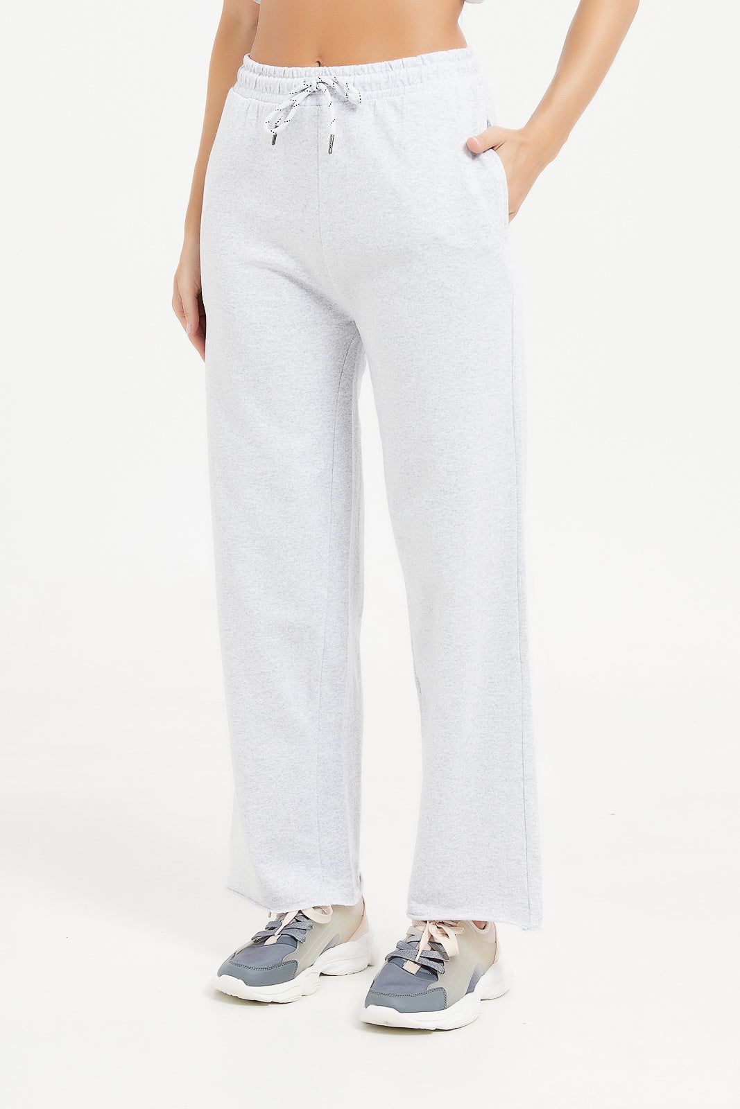 Women Grey Straight Leg Active Pant sold by Redtag