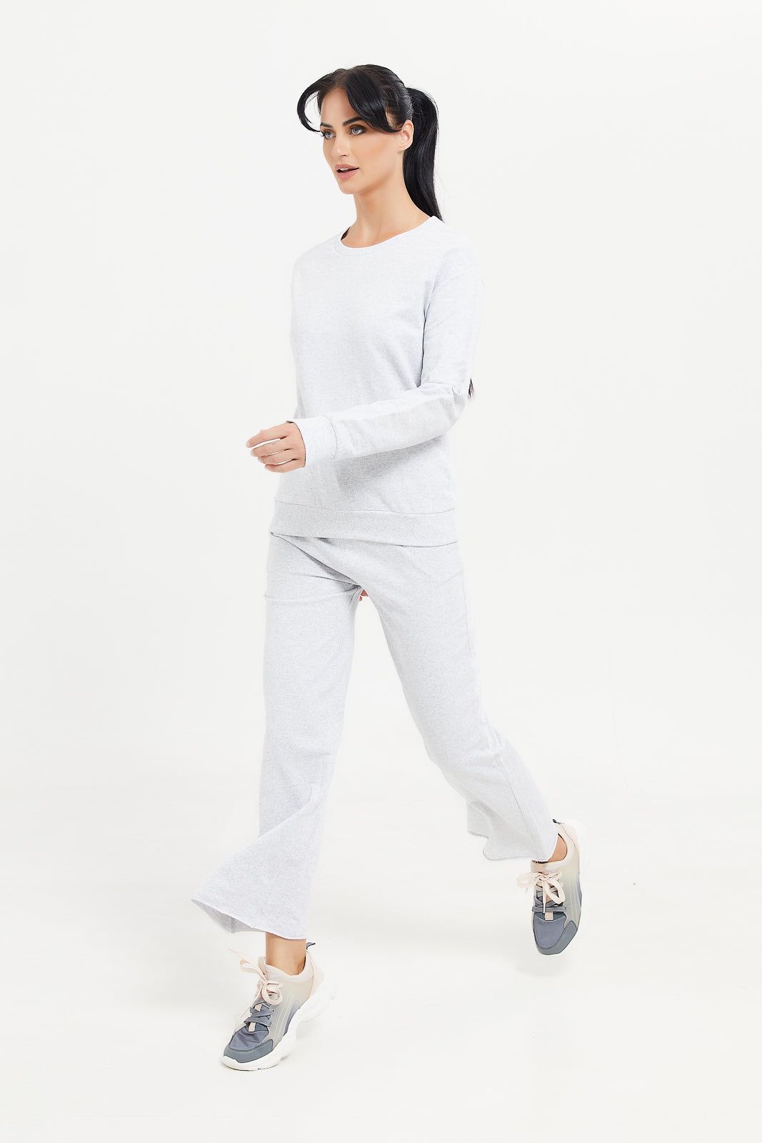 Women Grey Straight Leg Active Pant sold by Redtag product image thumbnail 2