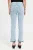 Women Blue Plain With Bottom Tie Dye Jeans sold by Redtag