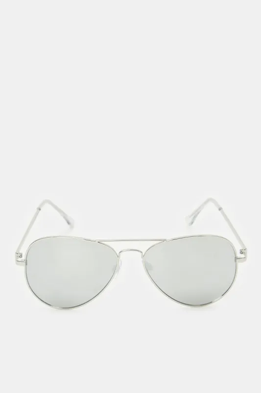 Men Grey Aviator Sunglasses sold by Redtag