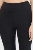 Women Black Straight Leg  Performance Pants sold by Redtag