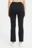 Women Black Straight Leg  Performance Pants sold by Redtag