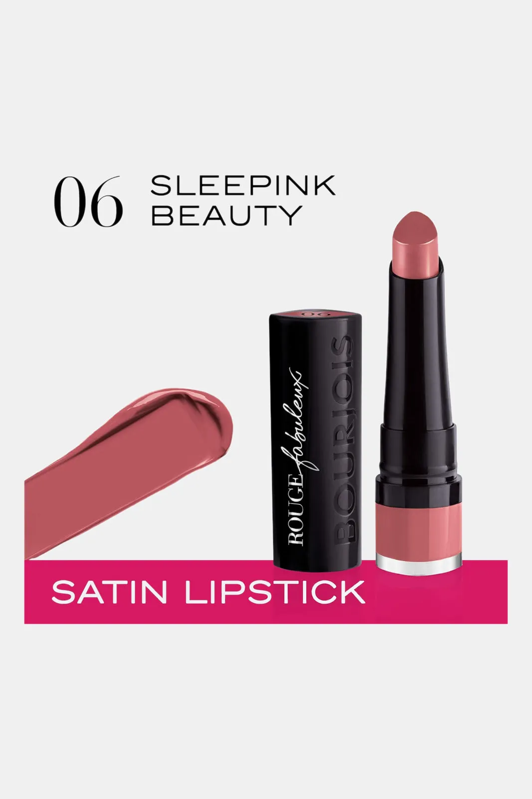 Bourjois Rouge Fabuleux Lip Stick 06- Sleepink Beauty sold by Redtag product image thumbnail 2