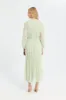 Women Mint Pleated Maxi Dress sold by Redtag