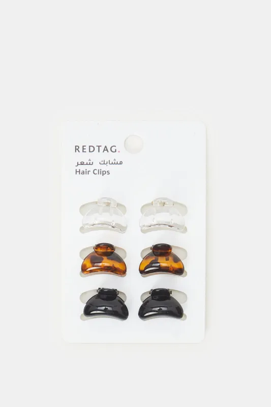 Women Assorted Hair Clip Set (6 Piece) sold by Redtag