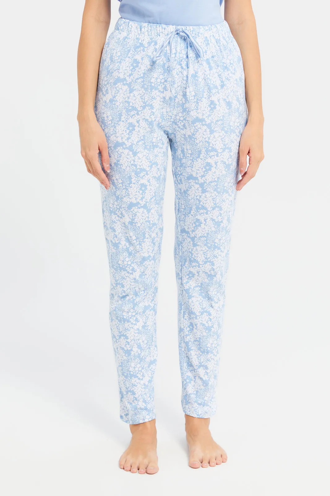 Women Blue Weekending Pajama Set (2 Piece) sold by Redtag product image thumbnail 3