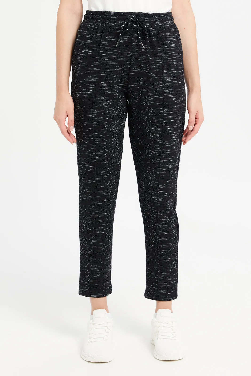 Women Black Track Pants With Pocket sold by Redtag
