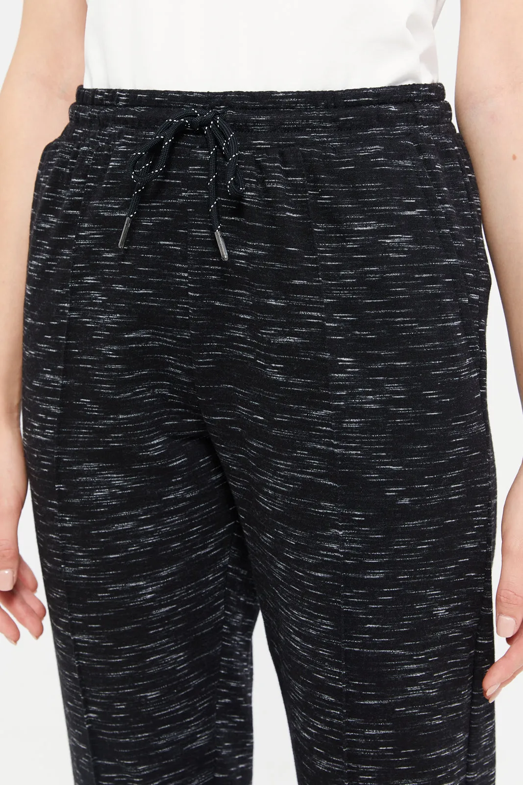 Women Black Track Pants With Pocket sold by Redtag product image thumbnail 4