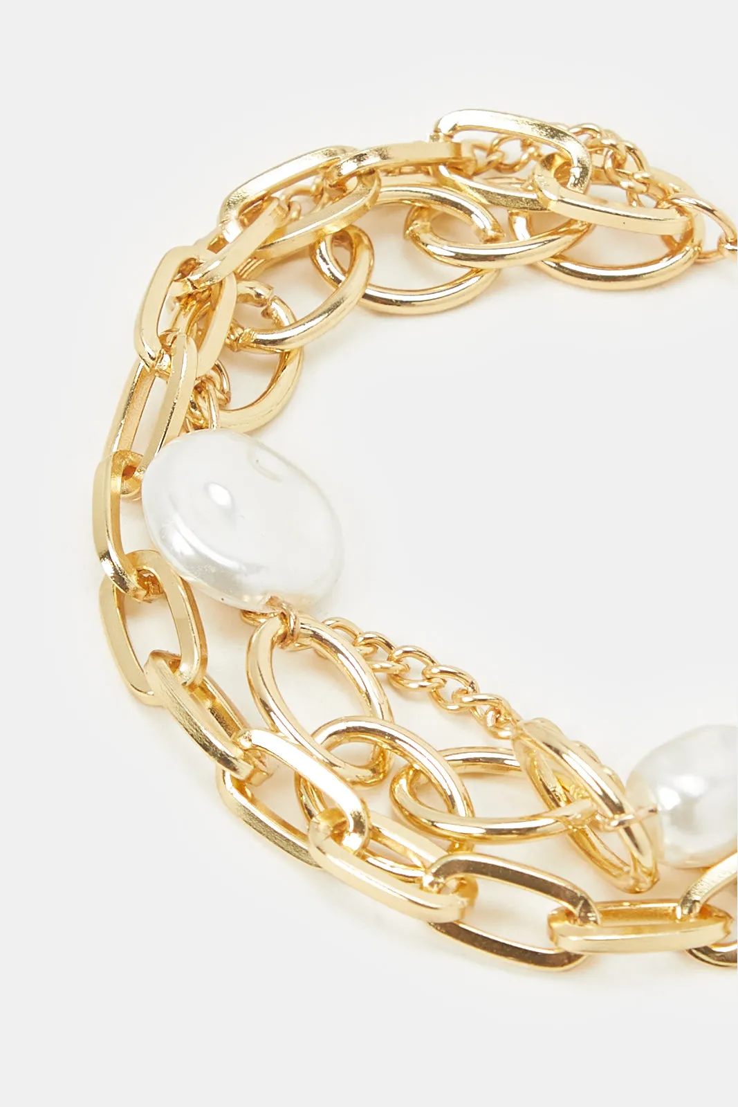 Women Gold Embellished Bracelet sold by Redtag product image thumbnail 2