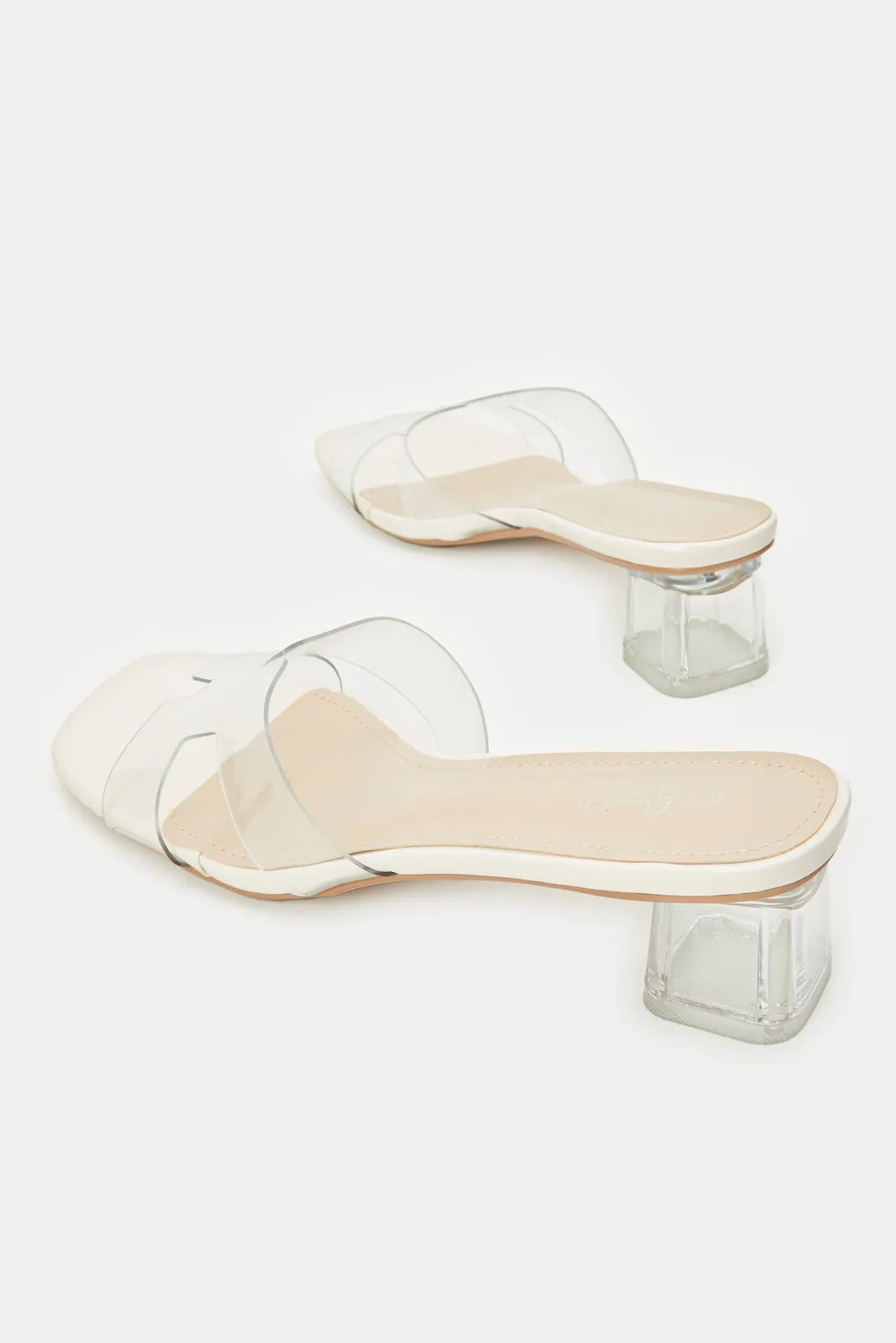 Women Clear Patent H Upper Mule sold by Redtag product image thumbnail 4