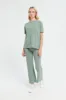 Women Mint Ribbed Active Pants sold by Redtag
