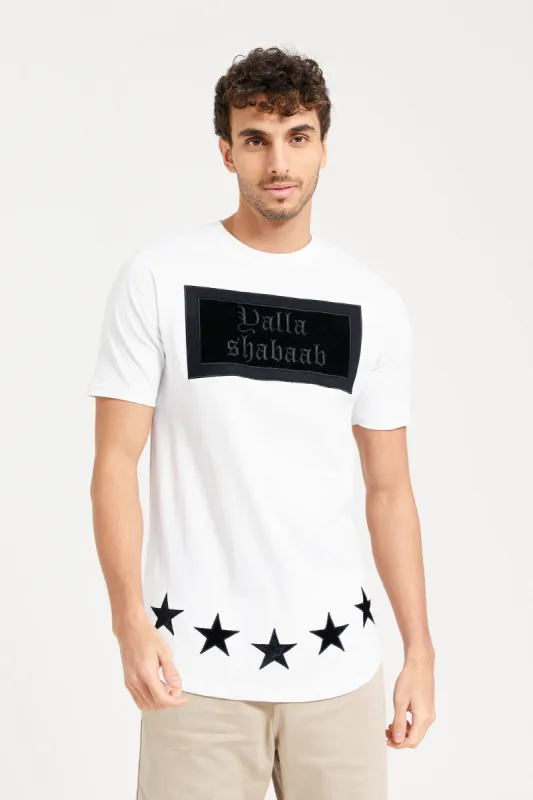 Men Black Yalla Shabab T-Shirt sold by Redtag