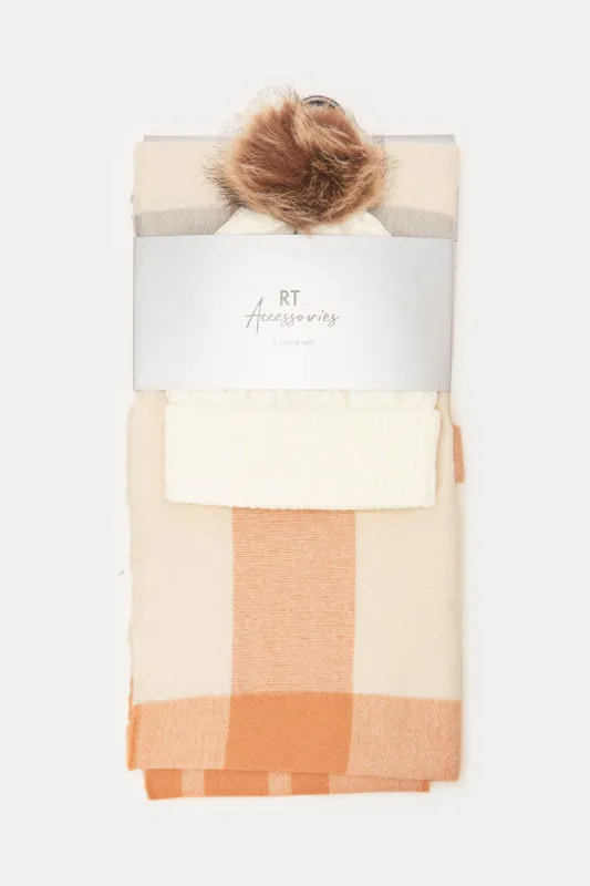 Women Assorted Embellished Scarf Set (2 Piece) sold by Redtag