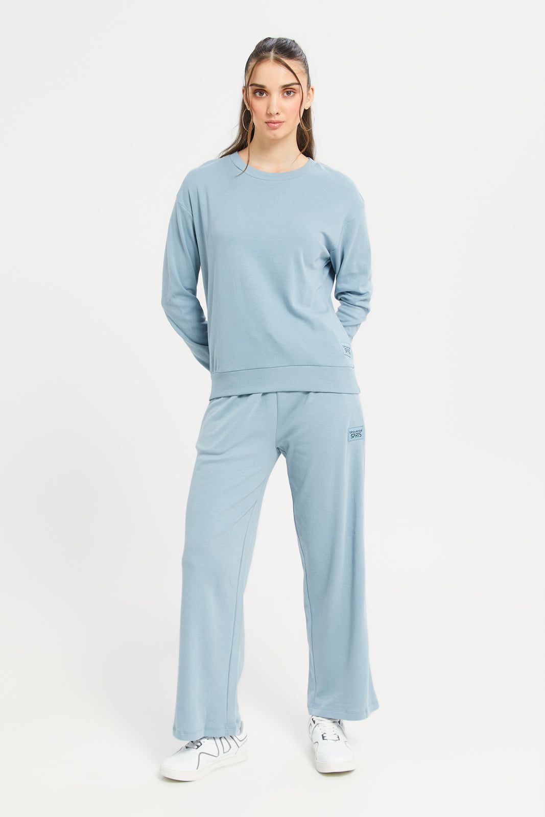 Women Blue Wide Wide Leg Pants sold by Redtag product image thumbnail 2