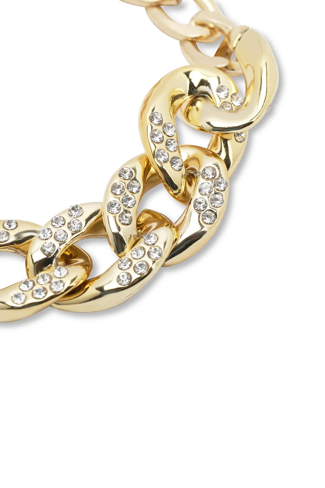 Women Rhinestone Golden Bracelet sold by Redtag product image thumbnail 2