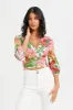 Woman White Printed Blouse sold by Redtag