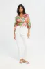 Woman White Printed Blouse sold by Redtag