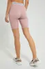 Pink Ribbed Short Leggings sold by Redtag