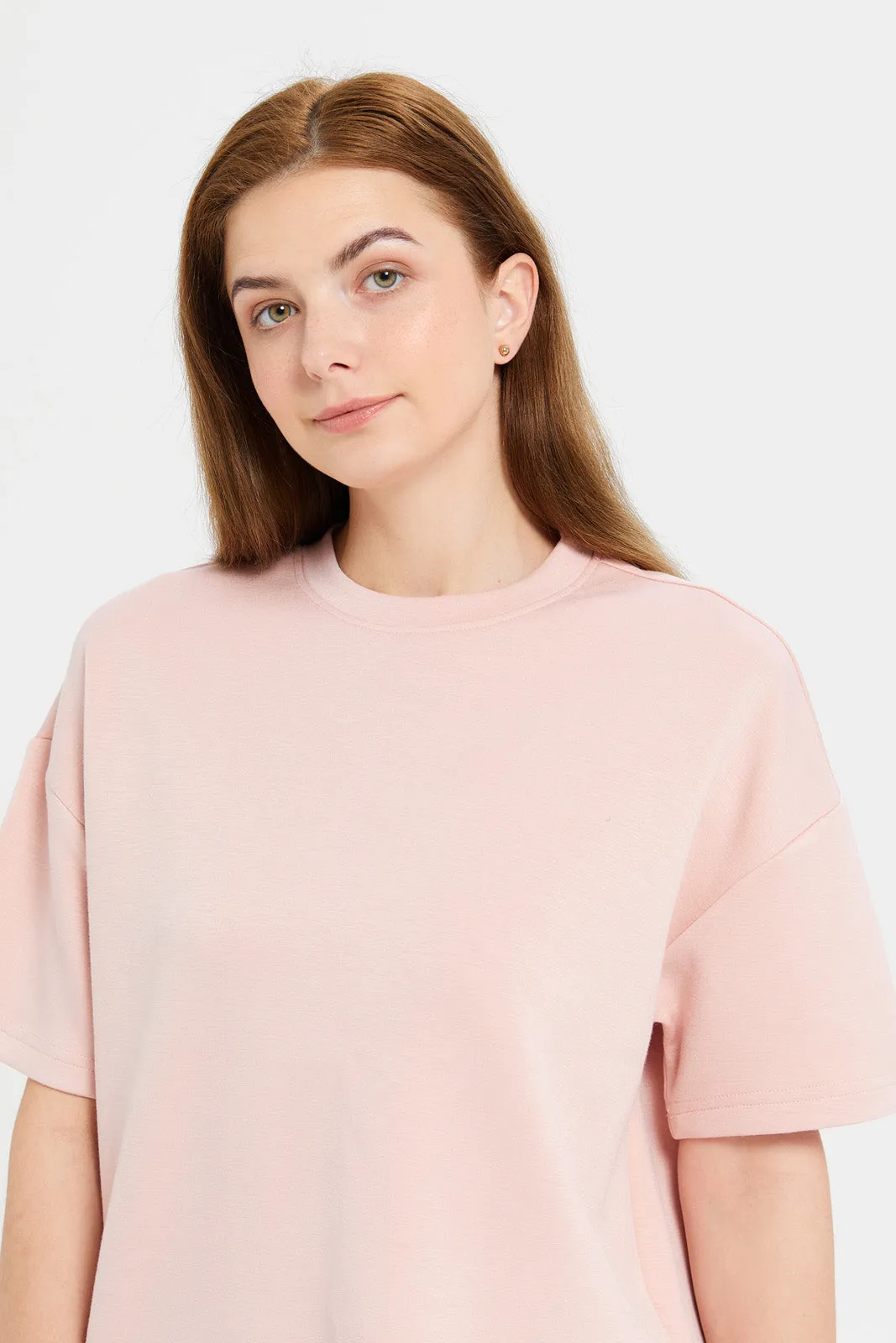 Woman Pink Active Redefined T-Shirt sold by Redtag product image thumbnail 4
