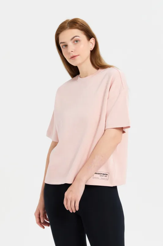 Woman Pink Active Redefined T-Shirt sold by Redtag