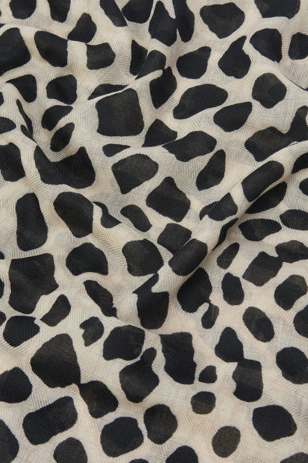 Women Beige And Black Animal Printed Scarf sold by Redtag product image thumbnail 3