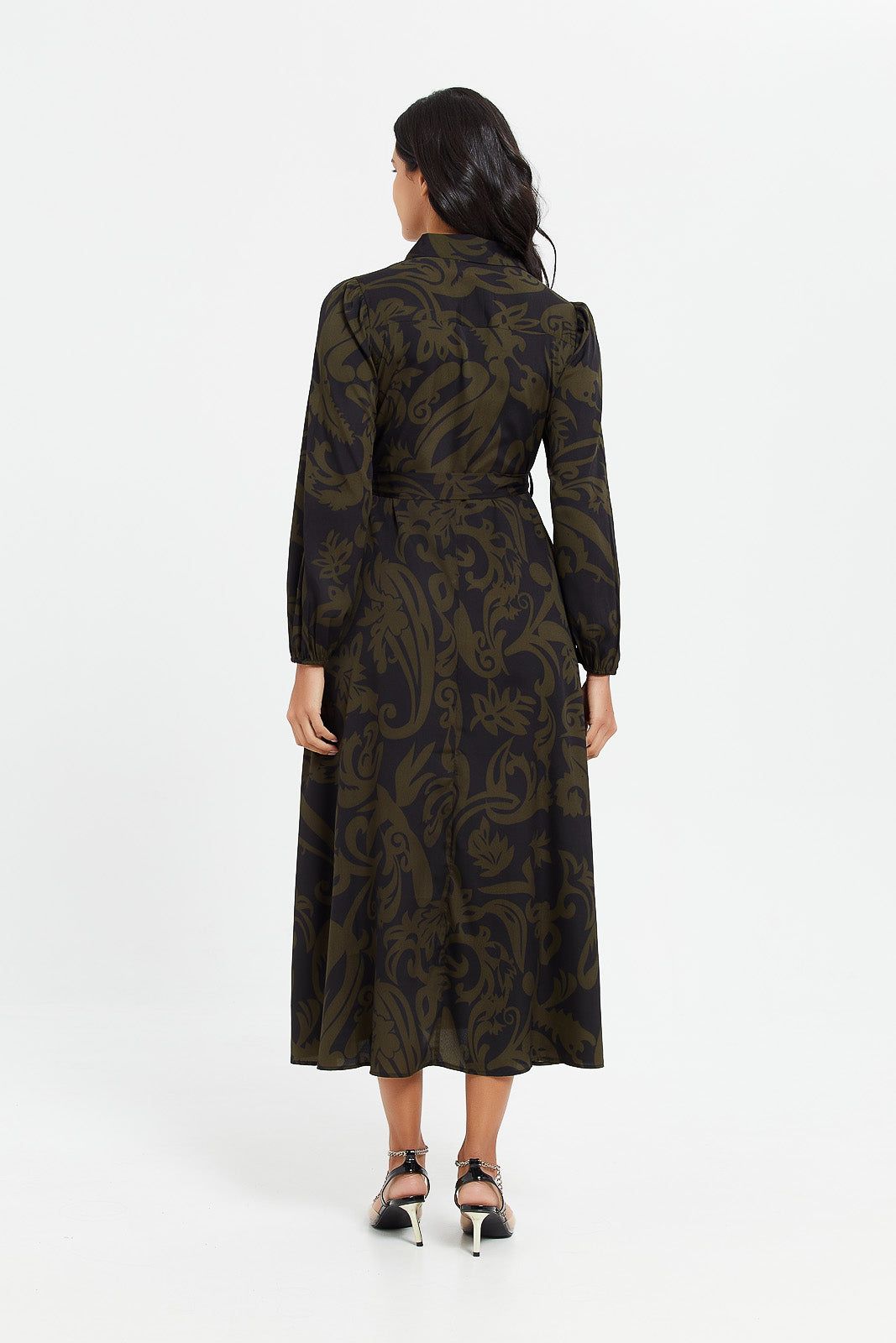 Women Assorted Printed Collared Maxi Dress sold by Redtag product image thumbnail 3