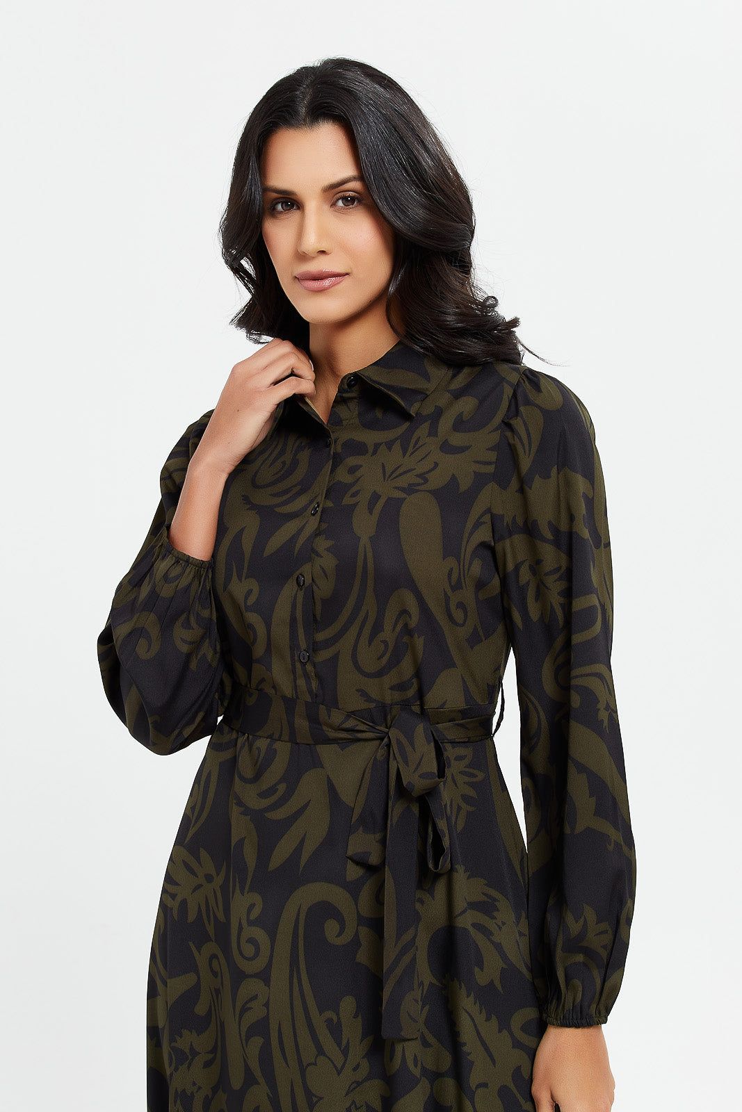 Women Assorted Printed Collared Maxi Dress sold by Redtag product image thumbnail 2