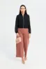 Woman Black Blouse With Zipper sold by Redtag