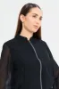 Woman Black Blouse With Zipper sold by Redtag