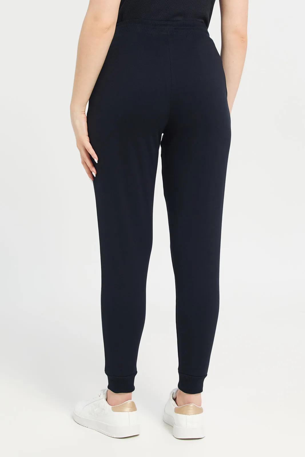 Women Black Plain Joggers sold by Redtag product image thumbnail 3