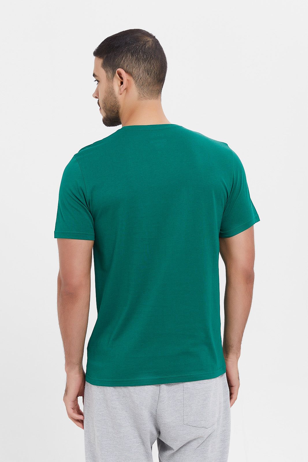 Men Green Graphic T-Shirt sold by Redtag product image thumbnail 3